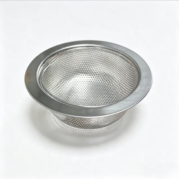 Stainless Steel Shallow Bowl Sink Strainer